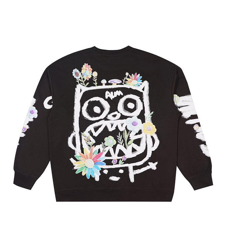 Couple Sweater Mystery Garden Sweater Loose